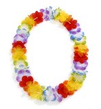 Darice Hawaiian Flower Lei - 6 Multi Color