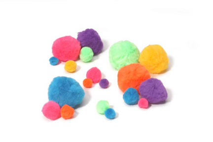 Darice Big Value Assorted Pom Poms - Bold