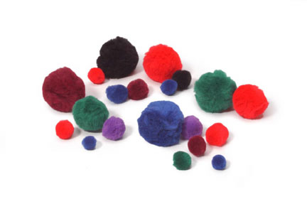 Darice Big Value Assorted Pom Poms - Jewel