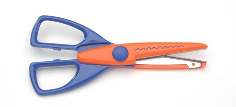 Darice Crafting Scissors - Small Wave Cut - 6.5 inches