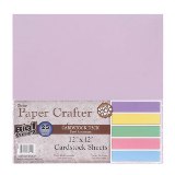 Darice 12" x 12" Cardstock Deck - Pastel Assortment - 25 Sheets