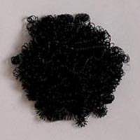 Darice Doll Hair, Black 1/2 oz