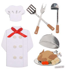 Darice 3-D Embellishments - Chef