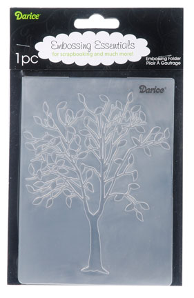 Darice 4.25" X 5.75" Embossing Folder - Falling Leaves