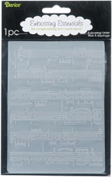 Darice 4.25" X 5.75" Embossing Folder - Sheet Music