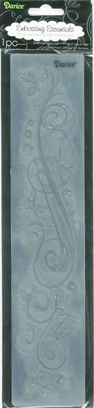 Darice 2.5" X 12" Embossing Folder - Flourish