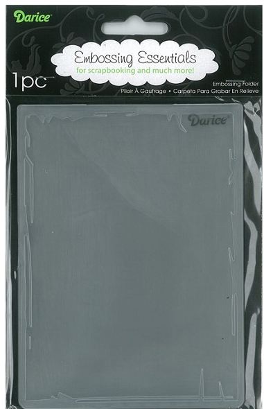 Darice 4.25" X 5.75" Embossing Folder - Tattered Paper