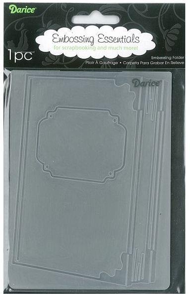 Darice 4.25" X 5.75" Embossing Folder - Book Cover