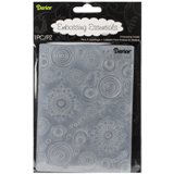 Darice 4.25" X 5.75" Embossing Folder - Retro Circle