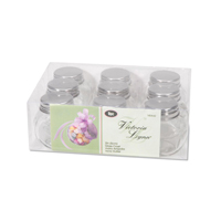 Wedding Favors - 2" Glass Cruit - 9/pkg