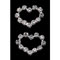 Darice Jewelry Designer - Rhinestone Heart - 2 Pc