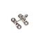 Darice Craft Designer Ball Clasp, Nickel 32mm