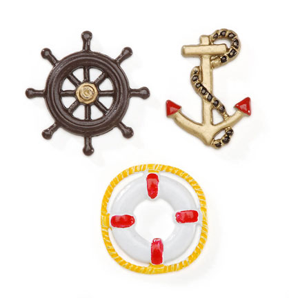 Darice Timeless Minis - Nautical Wall Hangings