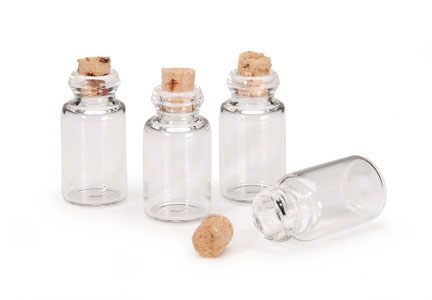 Darice Timeless Minis - Spice Bottles with Corks