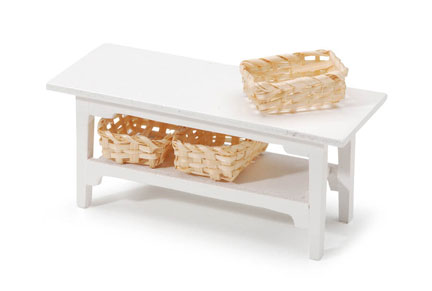 Darice Timeless Minis - White Side Table