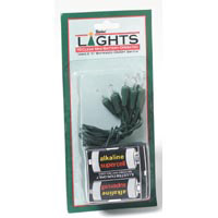 Darice 10-Light Clear, Battery Set