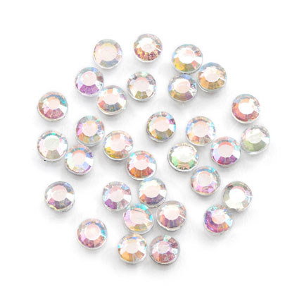 Darice Hot Fix Glass Stones - 3mm, Crystal AB, 1000 pc