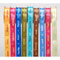 Printed Word Satin Ribbons 5/8" x 4' 9 Rolls