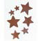 Darice Rusted Metals - Stars 7pc