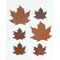 Darice Rusted Metals - Rusty Metal Shapes Set Leaves 6 pc