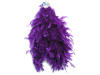 Darice Red Hat Lady Feather Boa Chandelle 2 yard Purple