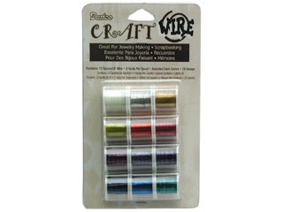 Darice Craft Wire Package 26 Ga 5 yd 12 pc Bright