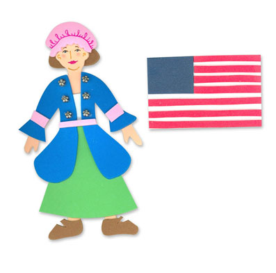 Darice Foamie Kits - Historicial - Betsy Ross