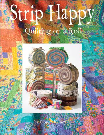 Design Originals Book - Strip Happy Quilting on a Roll