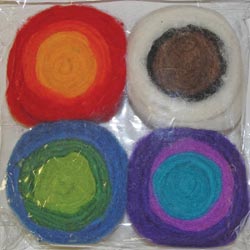 Dimensions Feltworks Wool - Feltworks Multi Color Roving Rolls