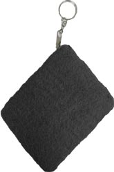 Dimensions Feltworks Wool - Feltworks Coin Purse 4-1/4"X1/2"X3" Black