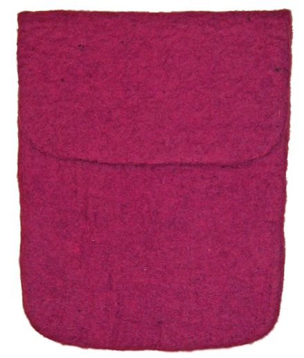 Dimensions Feltworks Wool - Feltworks Tablet Sleeve 8"X10" - Rhubarb