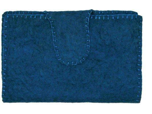 Dimensions Feltworks Wool - Feltworks Reader Sleeve 5-1/2"X8-1/2" - Dark Blue