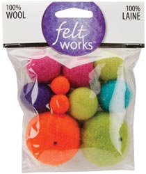 Dimensions Feltworks Wool Bright Ball Assortment