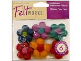 Dimensions Feltworks Wool Mini Ball Flower