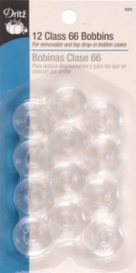 Dritz Bonus Dozen Pack Plastic Bobbin - Class 66