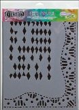 Dyan Reaveley's Dylusions Stencil 9x12 - Diamond Border