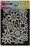 Dyan Reaveley's Dylusions Stencil 5x8 - Flower Medley