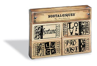 EK Nostalgiques Rebecca Sower Stamp Set Dominoes