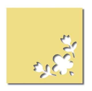 EK Paper Shapers CornerAdorner Decorative Corners - Flower Patch