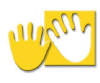 EK Paper Shapers Small Punch - Hand Print