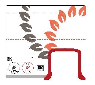 EK Empunchlar Circular Template - Leaf