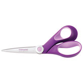 Fiskars Donna Dewberry Collection No. 8 Bent Softgrip Razor Edged Scissors 8"