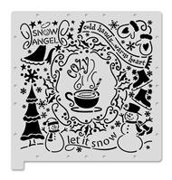 Fiskars ScrapBoss 12" x 12" Stencil - Winter