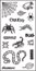 Fiskars Simple Stick Cling Rubber Stamps 4"X8" Sheet - Creepy Crawly