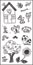 Fiskars Simple Stick Cling Rubber Stamps 4"X8" Sheet - Outdoor Fun