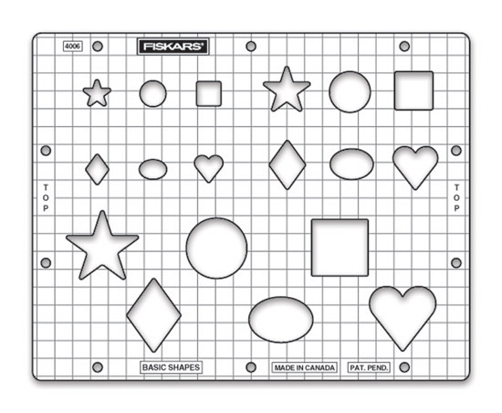 Fiskars Embossing Stencil Set Basic