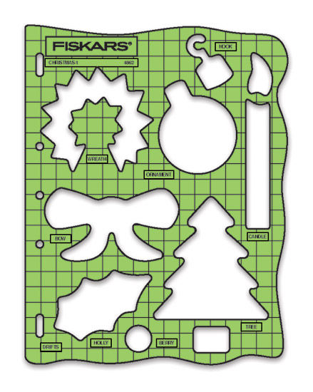 Fiskars ShapeTemplate Christmas #1