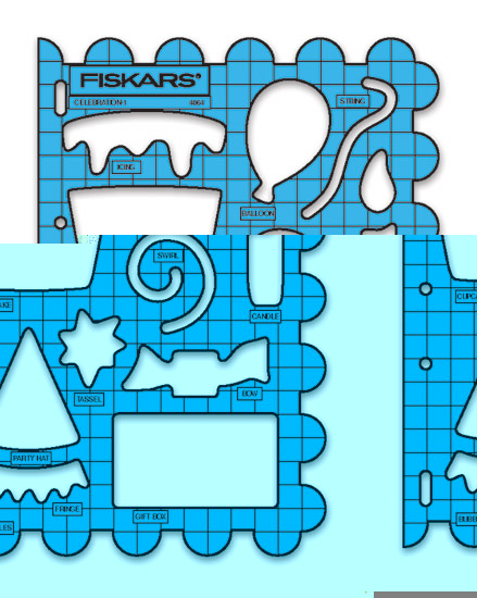 Fiskars ShapeTemplate Celebration #1