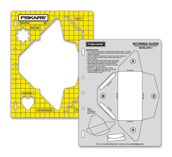 Fiskars ShapeTemplate Envelope #1 5"x 2.5"