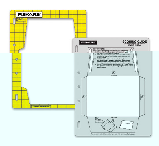 Fiskars ShapeTemplate Envelope #2 5 7/8"x 4.5"